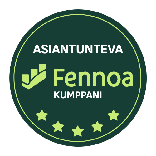 Fennoa kumppanilogo - TRK Tilit Oy:n käyttämä taloushallinnon ohjelmisto